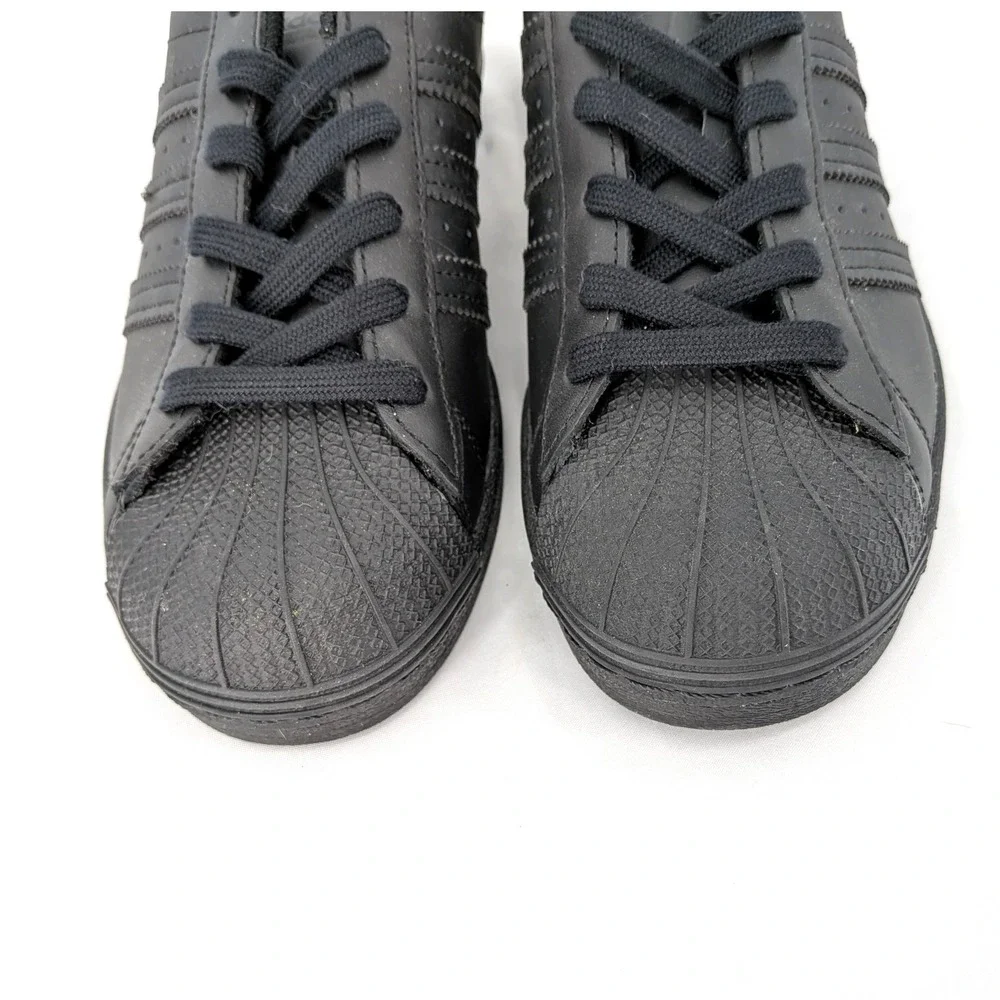 Adidas Superstar Sneakers Men's 5.5/Women's 7 Black Streetwear Classic‎ Glow